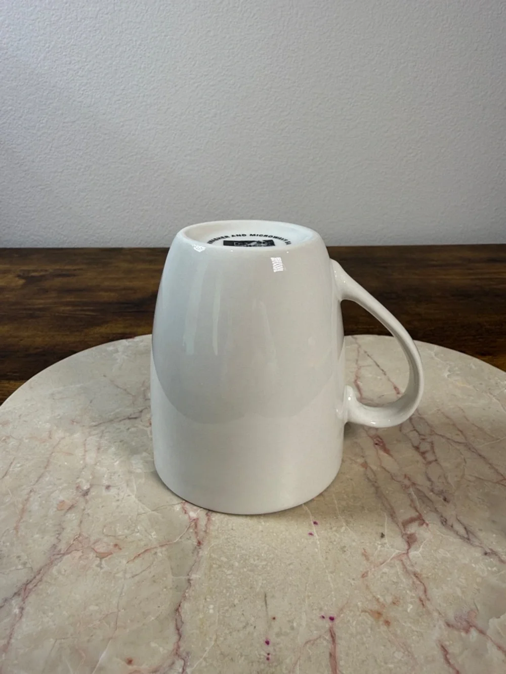 White Ceramic Coffee Mug, 12.5 Oz Microwave & Dishwasher Safe - Picture 7 of 7